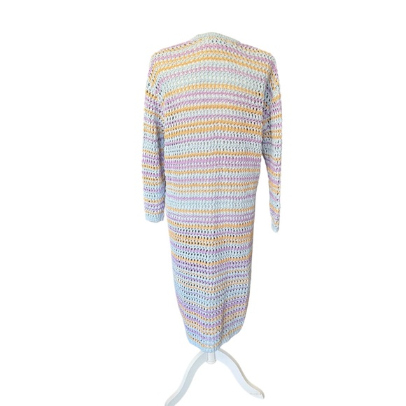 Free People Beach Colette Crocheted Bohemian Oversized Cardigan - Picture 6 of 8